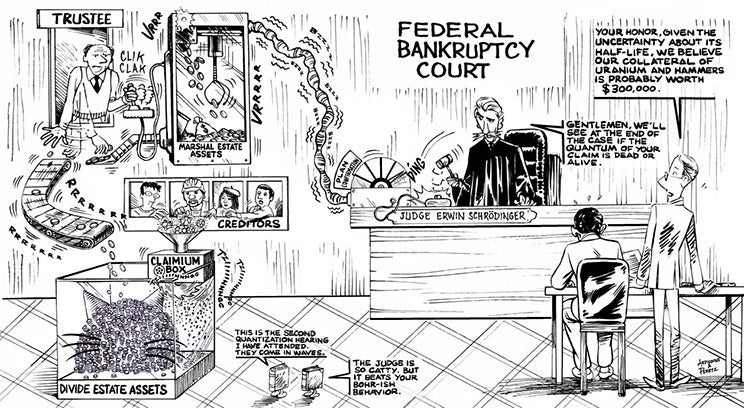 Federal bankruptcy court cartoon