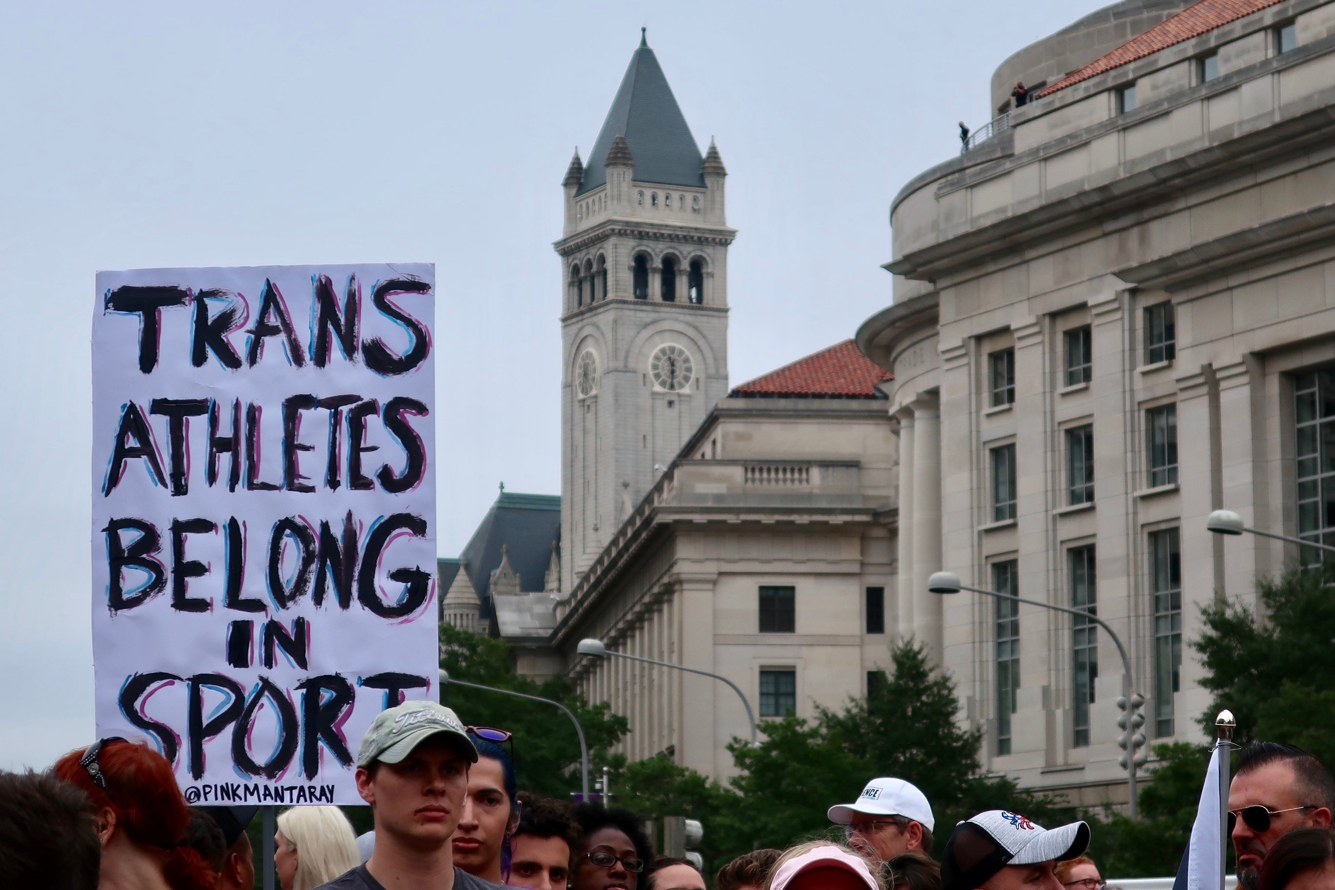 MARCH ON DC - sign Trans Athletes Belong in Sport