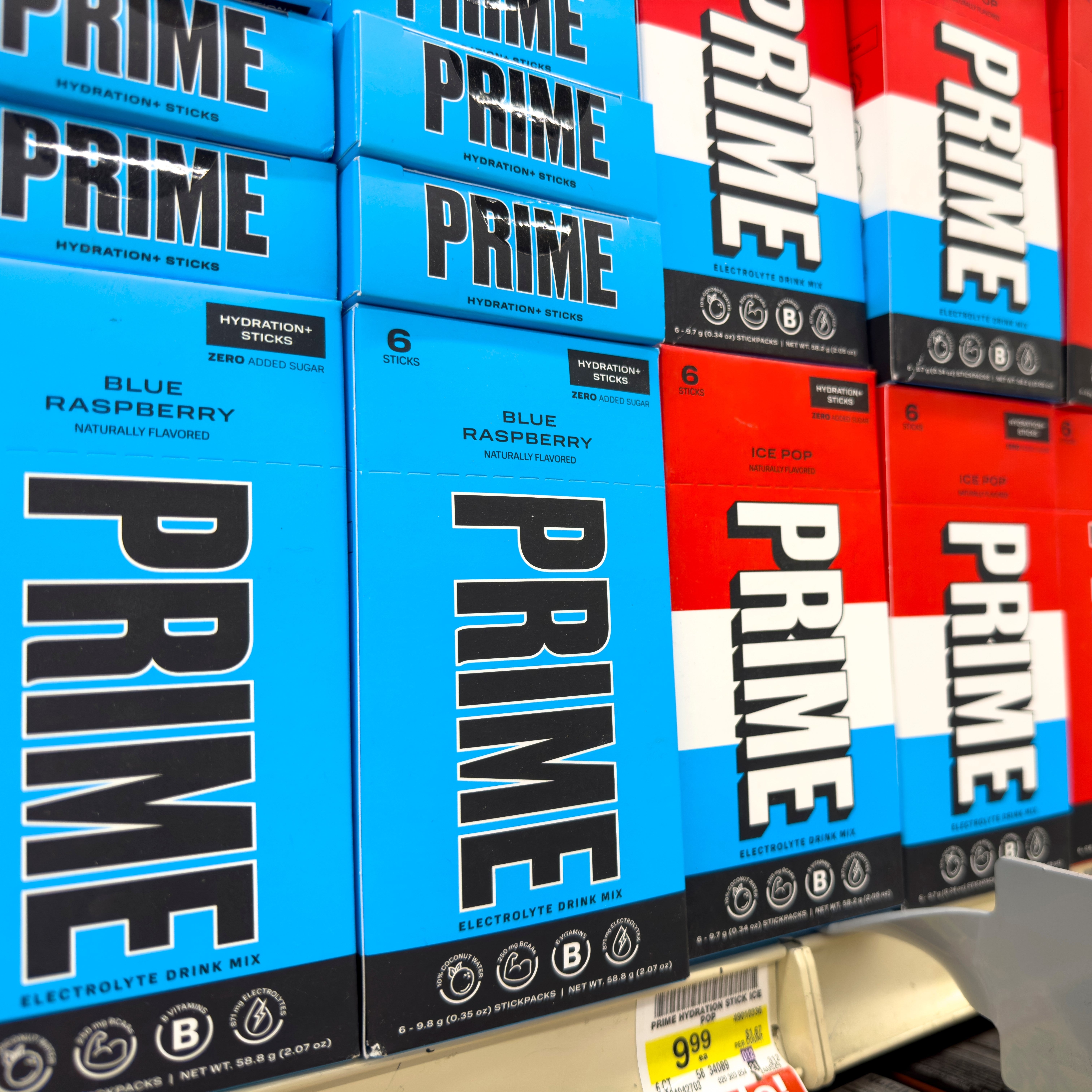 Prime Hydration drink mix.