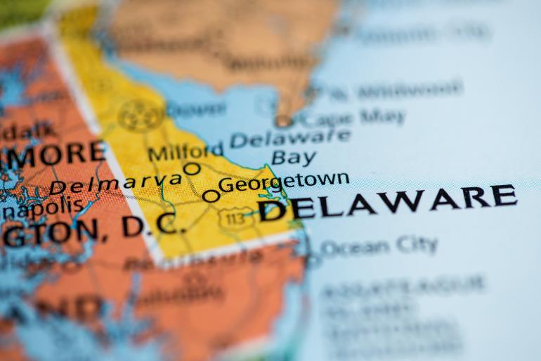 Atlas map of Georgetown, Delaware. 