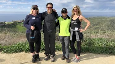Top of the World Hike in Aliso Viejo and Laguna Beach, California, sponsored by the ACC Southern California Well-being Committee and one of its chapter sponsors, Shook Hardy Bacon. 