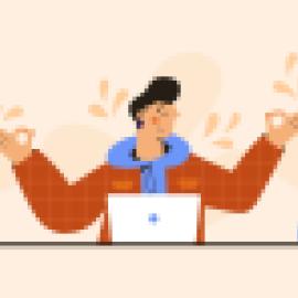 graphic color, dealing with stress cheerfully with others by laptops