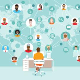 illustration of global workforce