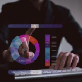 metrics displayed on a transparent screen