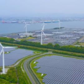 wind turbines in Asia