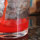 Kool aid in a glass
