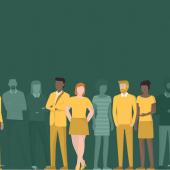 Several people in business attire