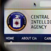logo of Central Intelligence Agency on a computer screen