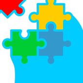 illustration-head with different color puzzle pieces fitting together except for one aimed at the head