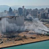 destruction of Beirut port